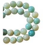 Amasoniit, Cyan, 8mm, 10tk