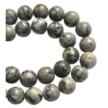 Jaspis, hall, 8mm, 10tk