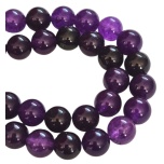 Kvarts, Purple, 8mm, 10tk