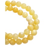 Nefriit, Yellow Jade, 8mm, 10tk