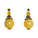 Nefriit (toonitud). Metallosad: kullatud.