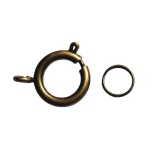 Ümmargune vedrukinniti, 12mm, pronksi värvi, 1tk.