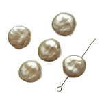 Akrüülhelmed, PÄRL, 14,5mm, 5tk