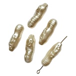 Akrüülhelmes, PÄRL, 23x8mm, 5tk