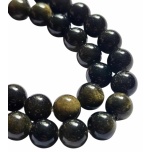 Obsidiaan, Golden Sheen, 8mm, 10tk