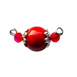 Käevõru keskne element. Fossiil. Metallosad: hõbedast värvi.