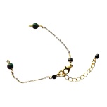 Käevõru toorik. Anioliit. Metallosad: kuldset värvi.