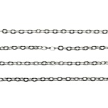 Kett, lüli 2,2x1,9mm, 1m. Värv: antiikhõbe