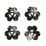 Pärlikapsel, 13mm, 4tk