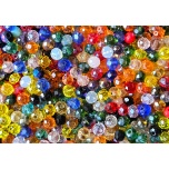 Klaasrondellide segu, 6x4mm, 50tk