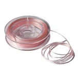 Elastne tamiil, lame, 0,8mm, heleroosa, 10m poolil