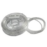 Elastne tamiil, EXTRA STRONG, 1,0mm, värvitu, 5m poolil