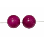 Nefriit, fuksia/toonitud, 10mm, 2tk