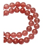 Kvarts, Cherry, 8mm, 10tk