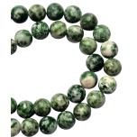 Jaspis, Green Spot, 8mm, 10tk