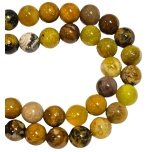 Opaal, roheline, 8mm, 10tk